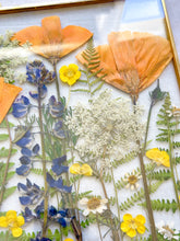 Load image into Gallery viewer, Large rectangle poppy garden wall hanging
