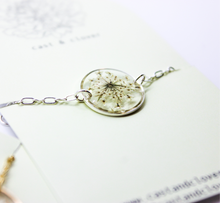 Load image into Gallery viewer, Queen Anne’s Lace chain bracelet
