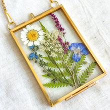 Load image into Gallery viewer, Small rectangle wildflower garden wall hanging no. 2
