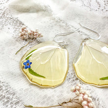 Load image into Gallery viewer, Cloudless sulfur wing earrings

