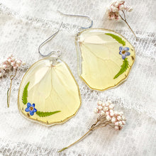 Load image into Gallery viewer, Cloudless sulfur wing earrings
