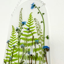 Load image into Gallery viewer, White forget-me-not arch wall hanging
