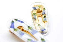 Load image into Gallery viewer, Bluebell teardrop hair clip
