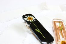 Load image into Gallery viewer, Chamomile rectangle hair clip
