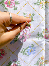 Load image into Gallery viewer, Cornflower wonky vase earring
