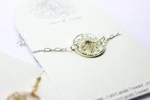 Load image into Gallery viewer, Queen Anne’s Lace chain bracelet
