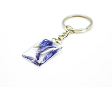 Load image into Gallery viewer, Larkspur keychain
