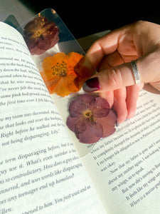 Cosmo & pansy bookmark